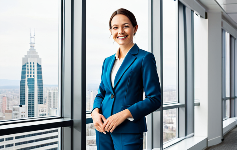 **
"A professional architect in a modest, well-tailored pantsuit, standing confidently in a bright, modern architectural office. Large windows overlook a bustling cityscape. The architect is holding blueprints and smiling slightly. fully clothed, appropriate attire, safe for work, perfect anatomy, natural proportions, professional photography, high quality, well-formed hands, proper finger count, natural body proportions, professional, modest, family-friendly"
**