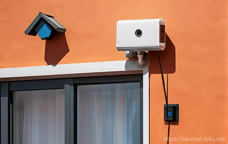가정용 CCTV 설치비 - **Prompt 2: Advanced AI-Powered IP Surveillance**
    "A sleek, modern Spanish home exterior at twil...
